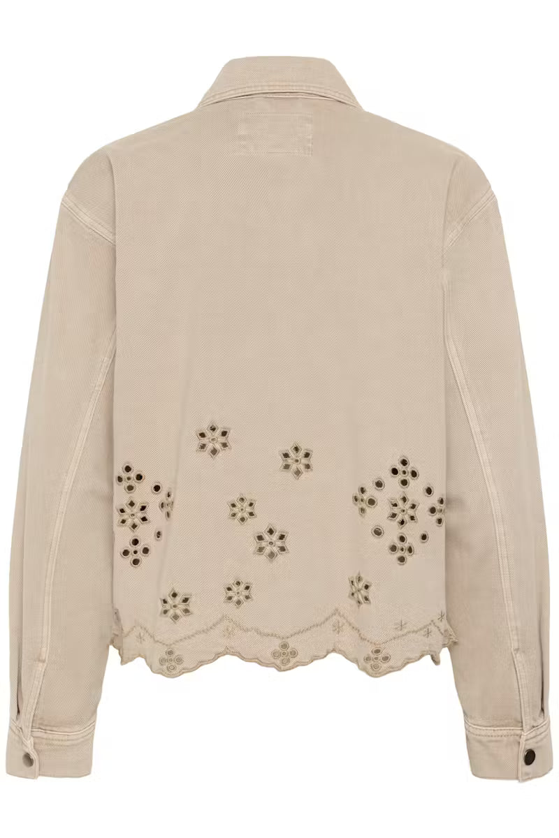 KAFFE Mimi Casual Jacket in Feather Gray