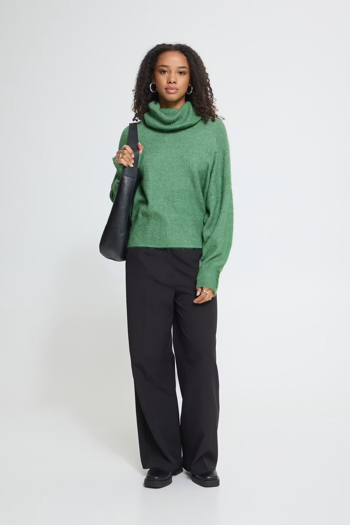 Ichi Kamara Cardigan in Fairway Green