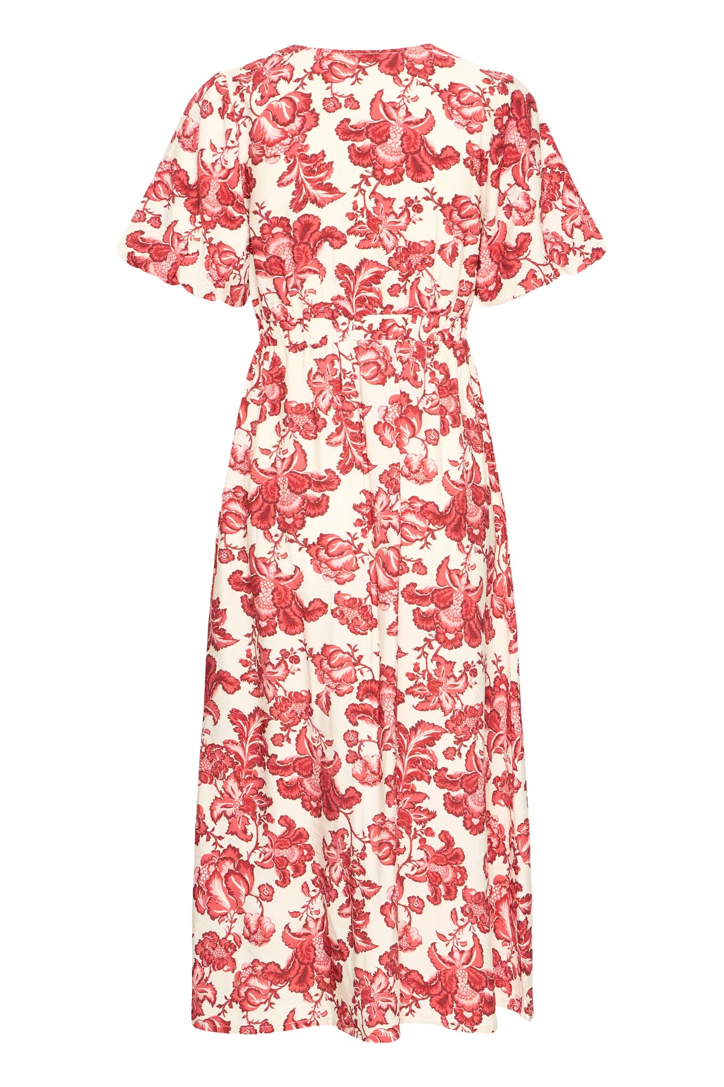 ICHI Gilvis Dress in Red Floral
