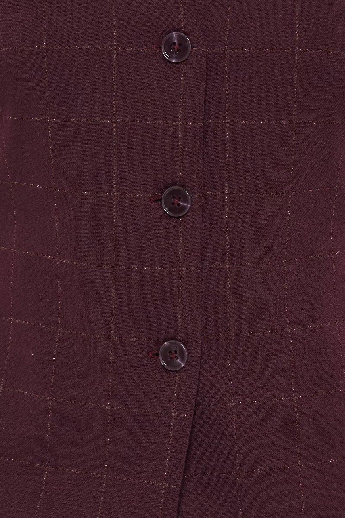 ICHI  Kate Sparkelly Waistcoat in Fudge