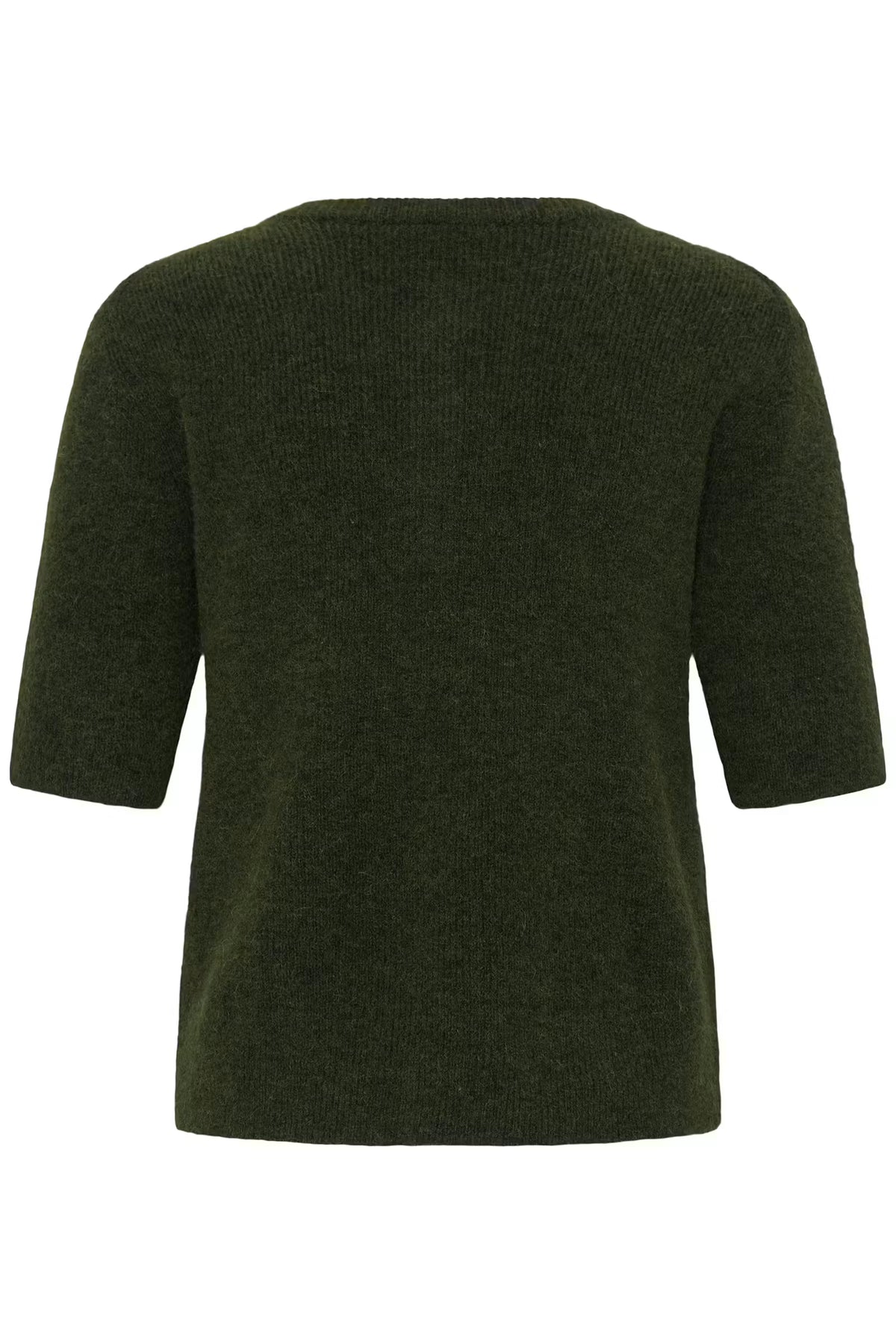 ICHI Fantia Knit in Forest Night Melange