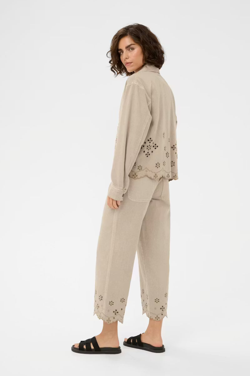 KAFFE Mimi Casual Jacket in Feather Gray