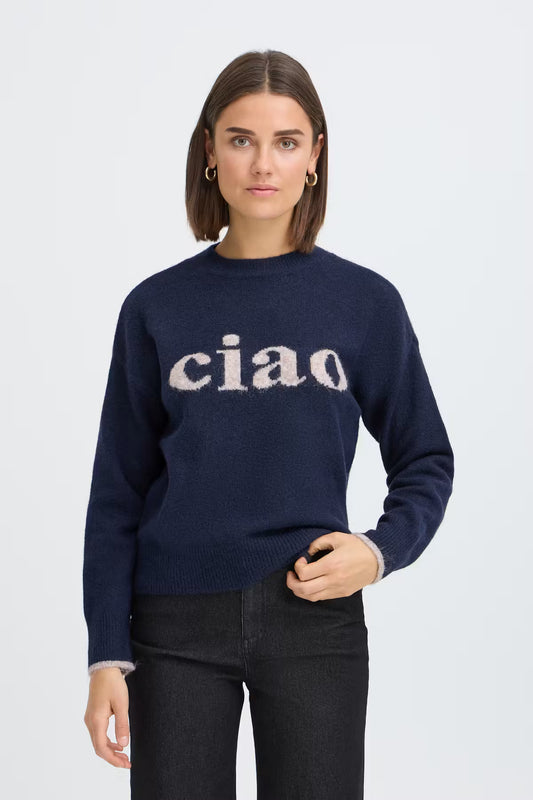 Fransa Florence Pullover in Salute