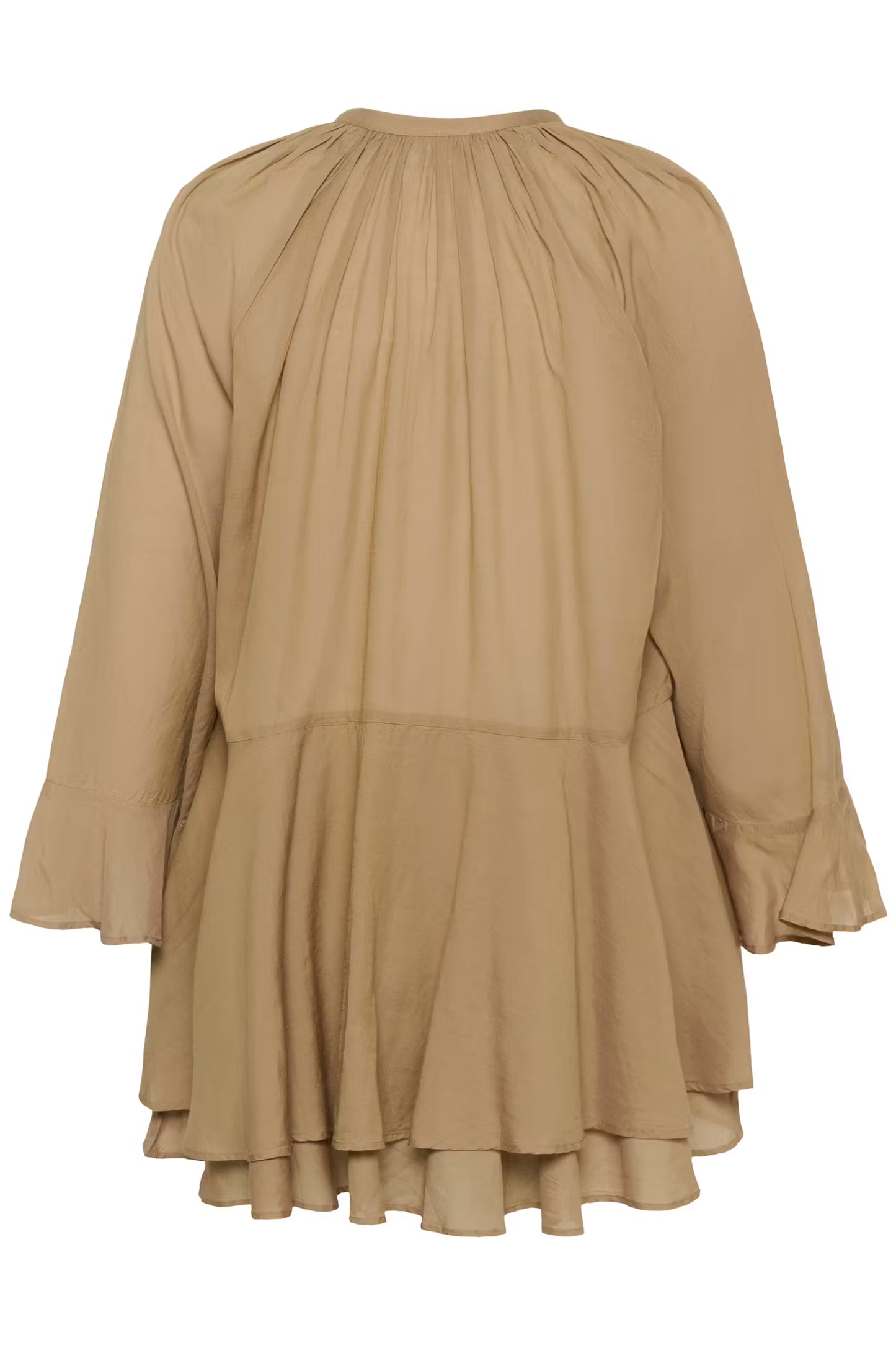 Kaffe Flora Tunic in Petrified Oak