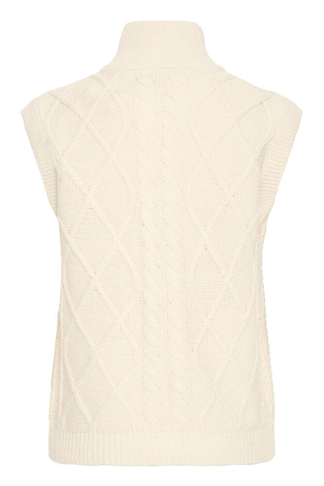 ICHI Destan Waistcoat in Sandshell