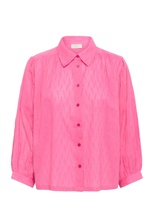 KAFFE Gabriela Shirt in Pink Power