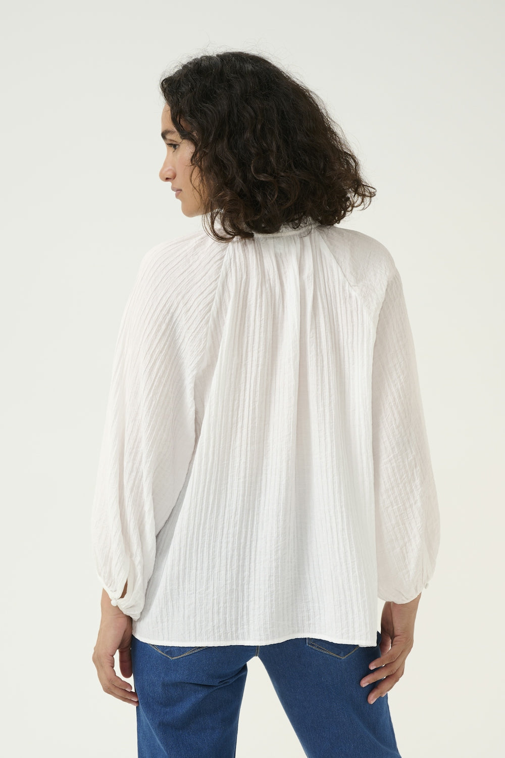 Kaffe Lianna Blouse in Chalk