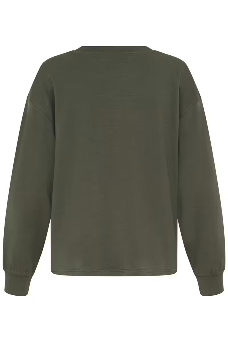 Fransa Aurora Pullover in Grape Leaf