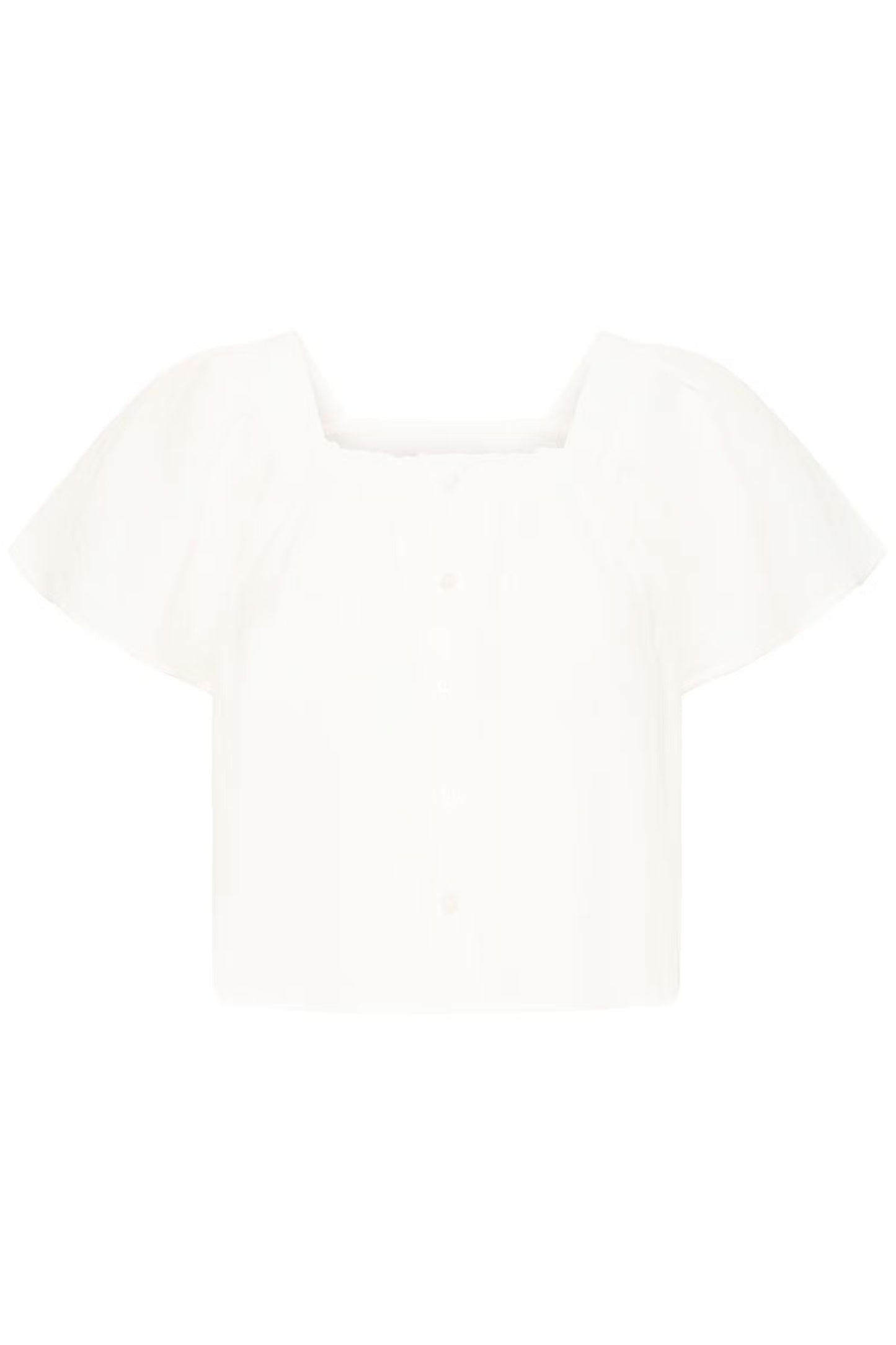 Ichi Foxa SS Blouse in Cloud Dancer