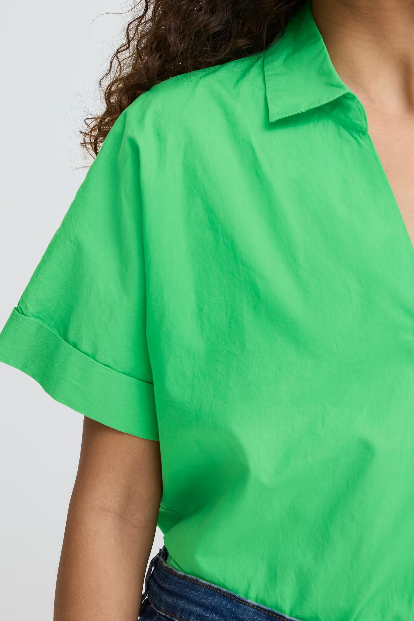 ICHI Imana Shirt in Greenbriar