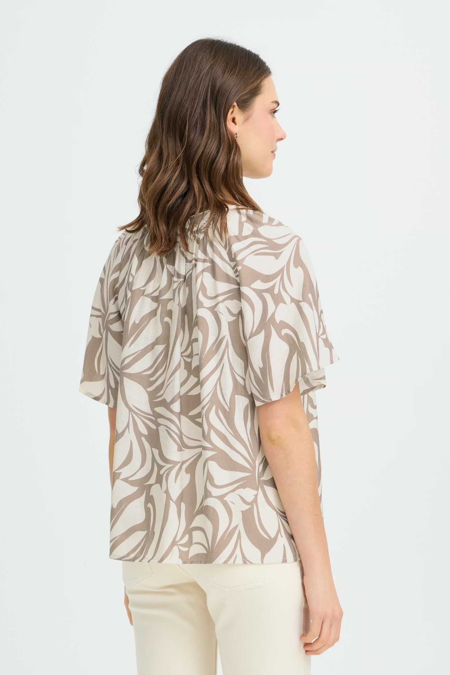 Fransa Ariana Blouse in Floral Reverie M. Trail
