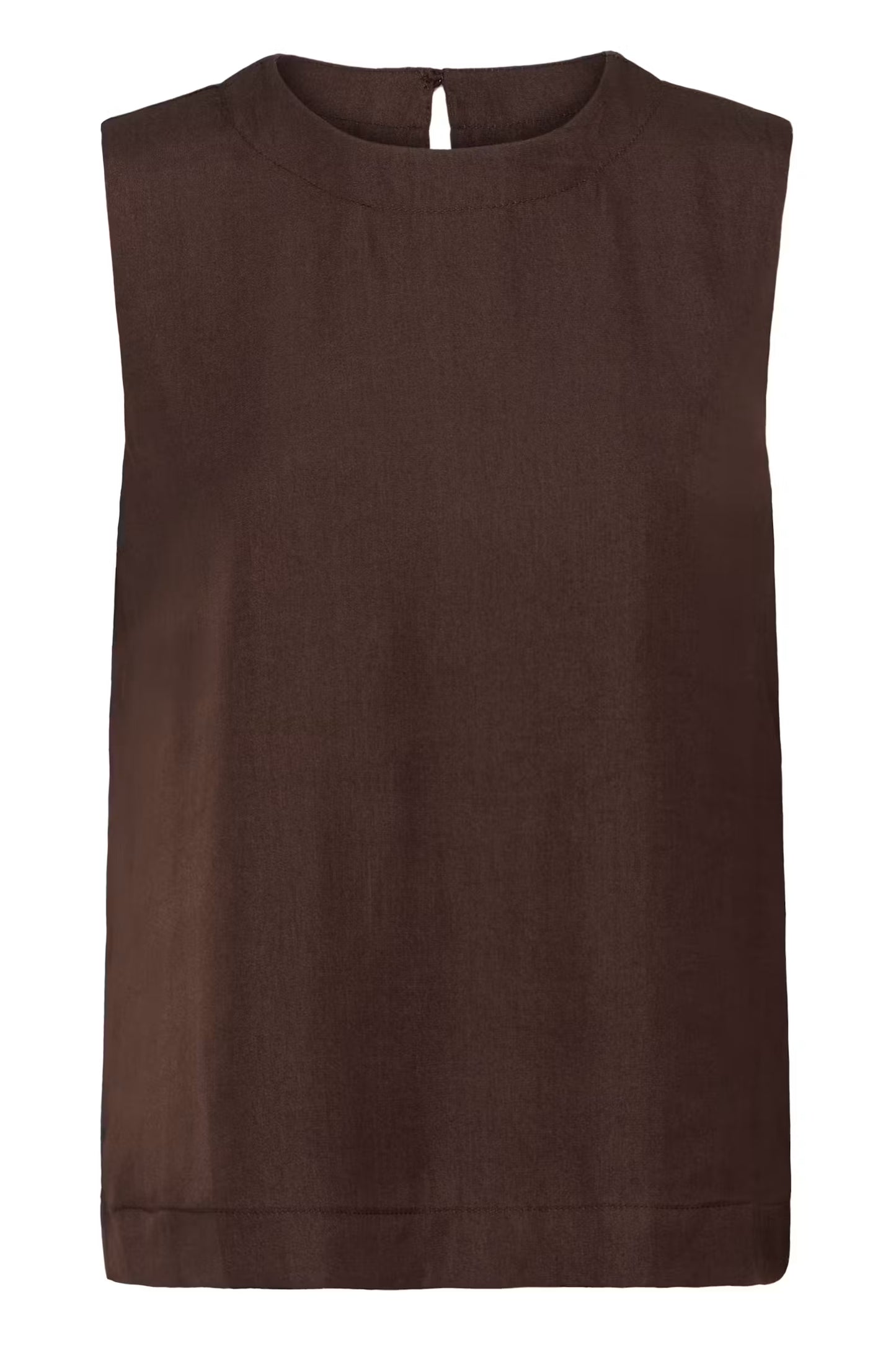 Kaffe Allie Top in Coffee Bean