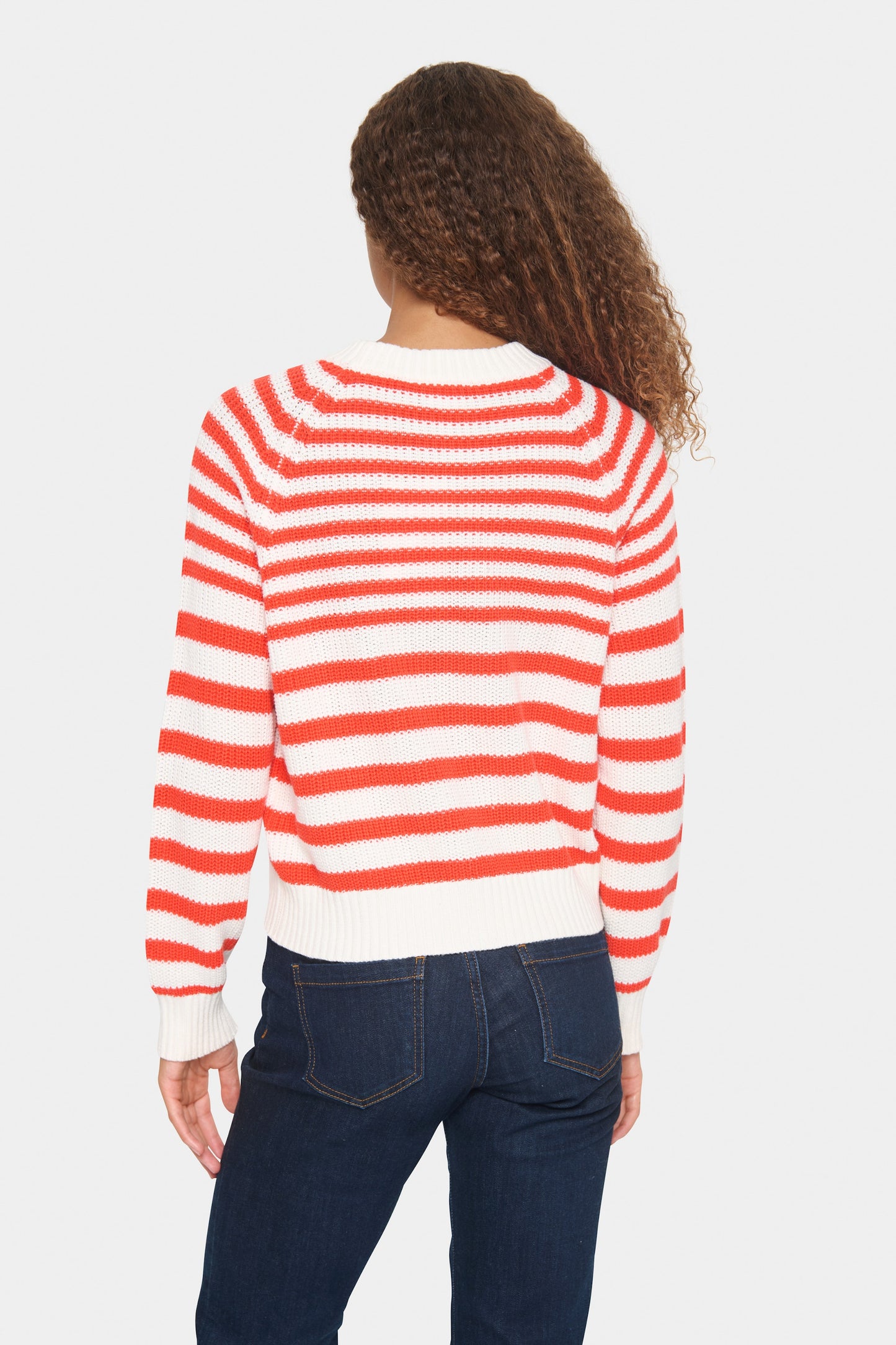 Saint Tropez Ibenmei Pullover in Flame Scarlett