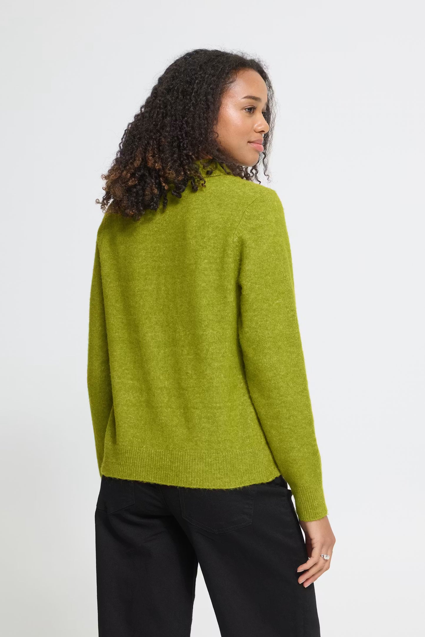Ichi Dasila Cardigan in Calla Green
