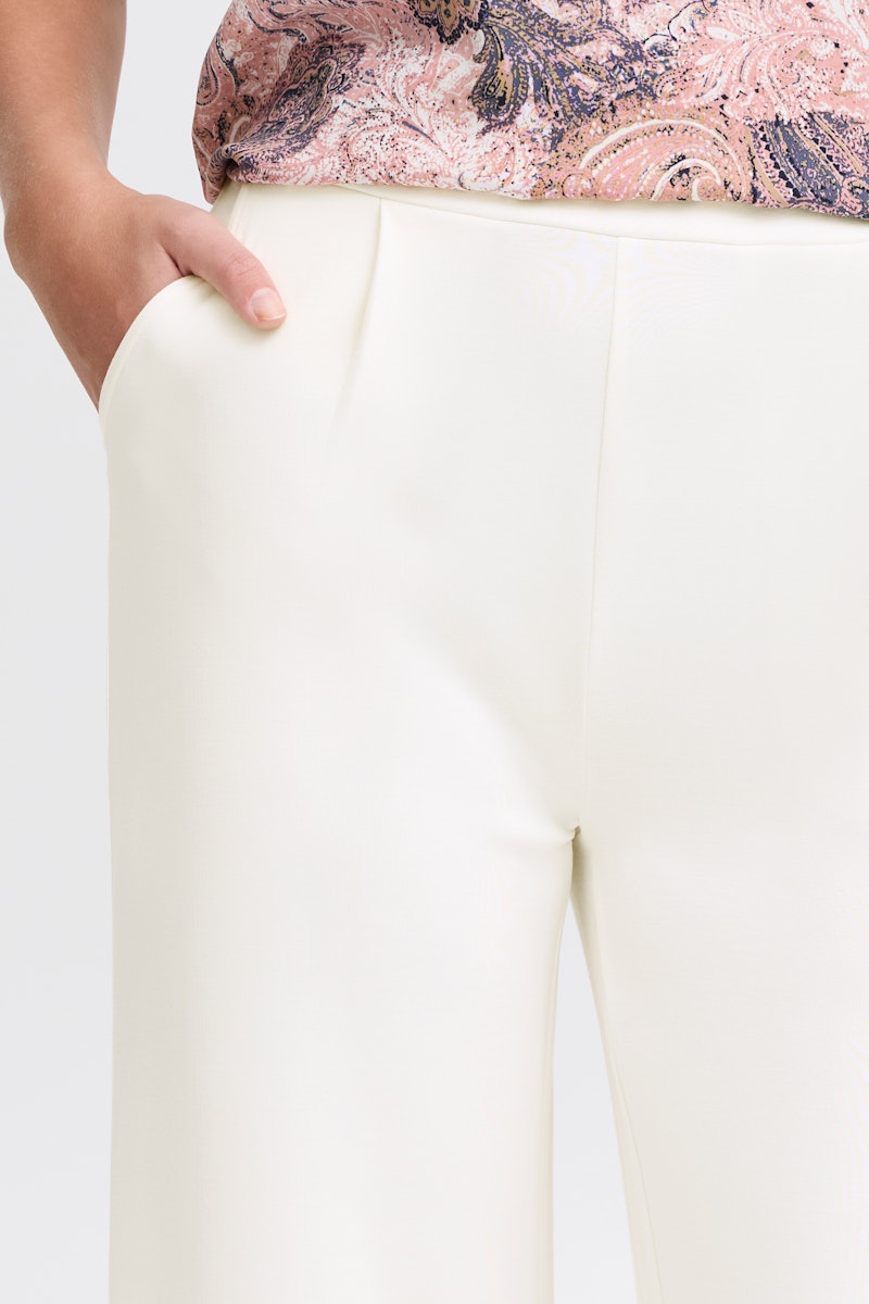 Fransa Aurora Pant in Whisper White