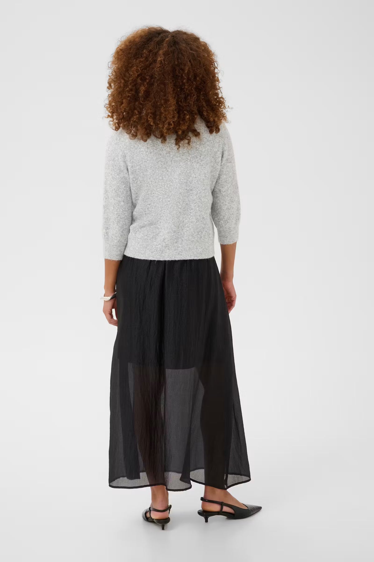 Kaffe Selly Pullover in Grey Melange