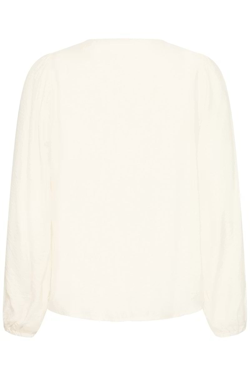 Fransa Blondie Shirt in Whisper White