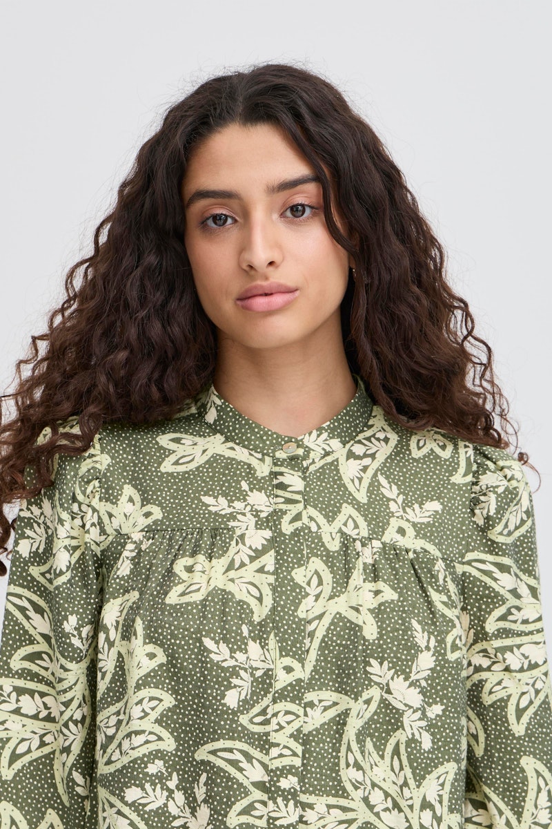 ICHI Finola Shirt in Vintage Floral