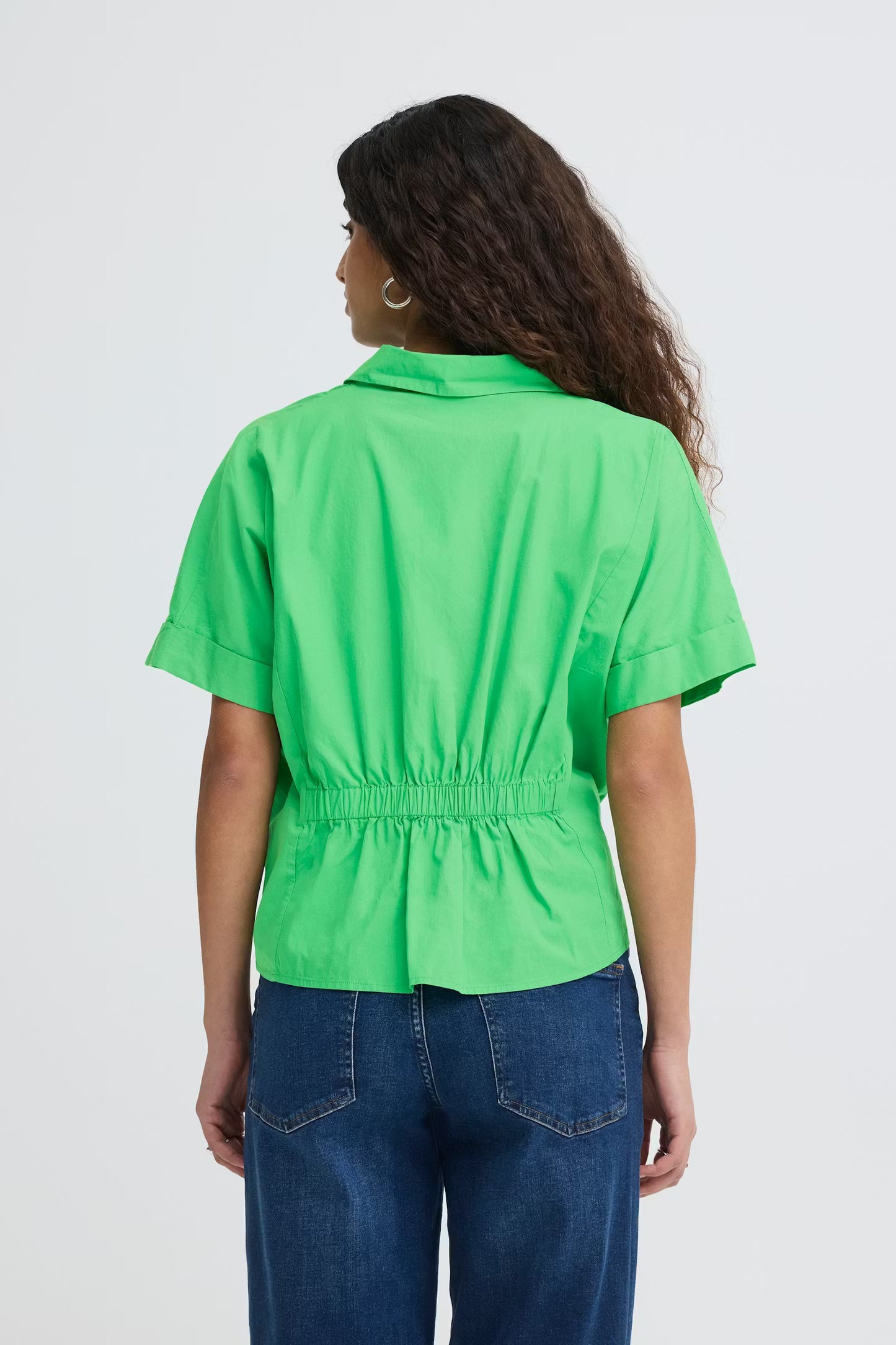 ICHI Imana Shirt in Greenbriar