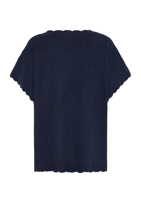 ICHI Macha Poncho in Total Eclipse