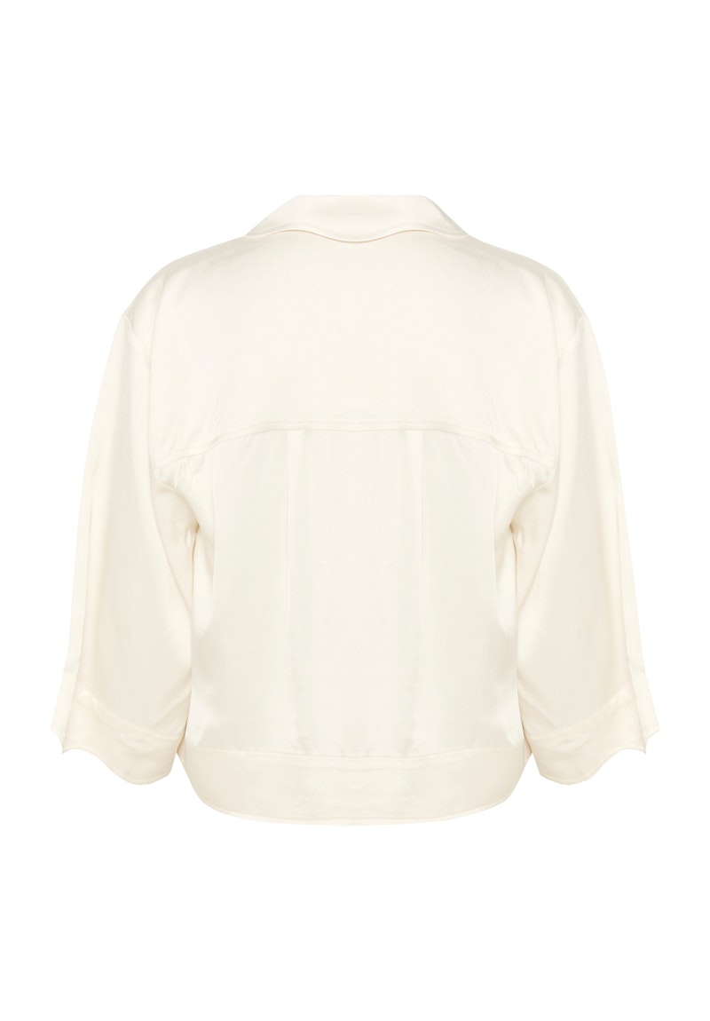 Soaked in Luxury Leena Elia SS Shirt in Whisper White