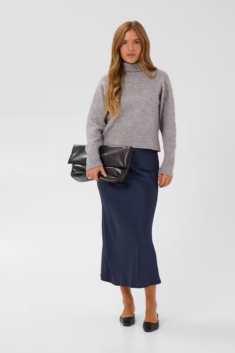 Kaffe Lotte Skirt in Graphite