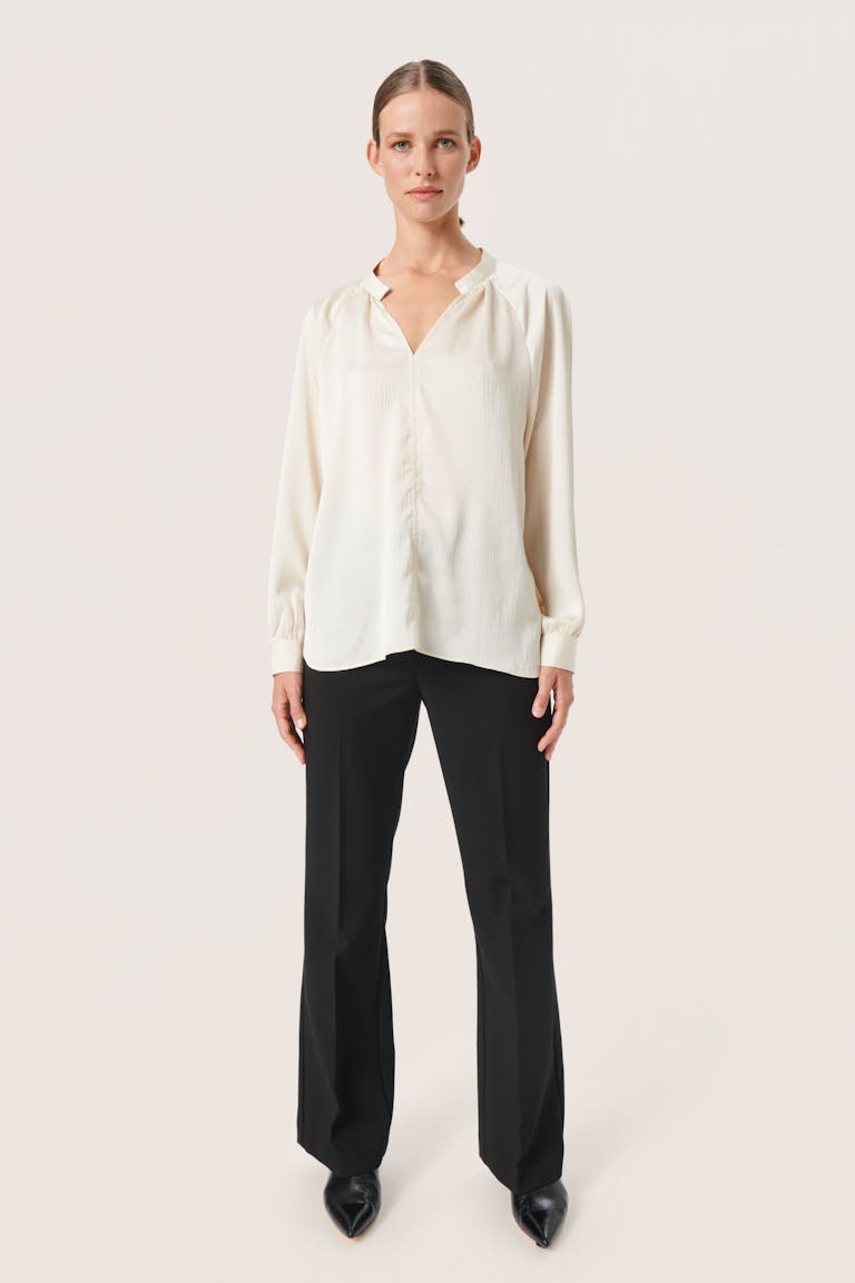 Soaked in Luxury Ioana Blouse in Irish Cream