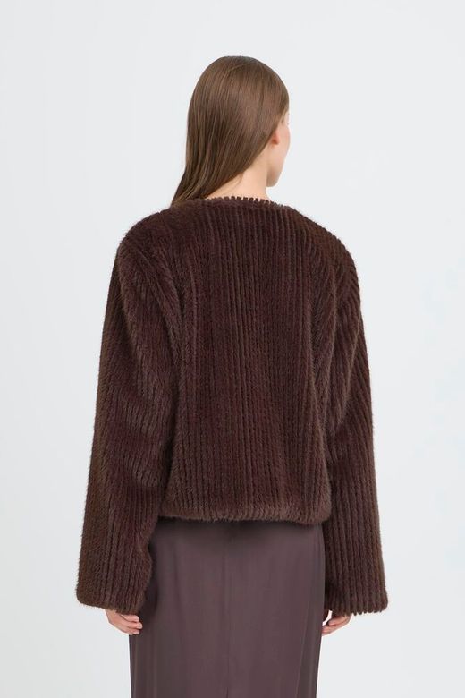 ICHI Cikora Jacket in Shale