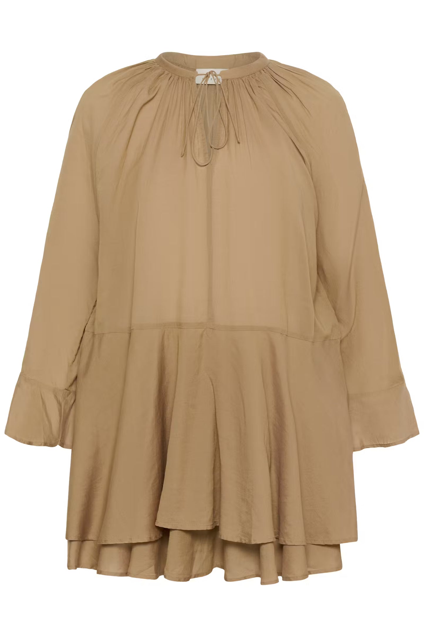 Kaffe Flora Tunic in Petrified Oak