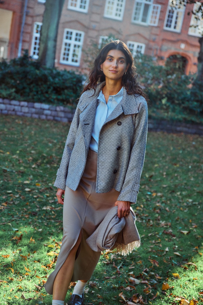 Fransa Pasmira Scarf in Desert Sand