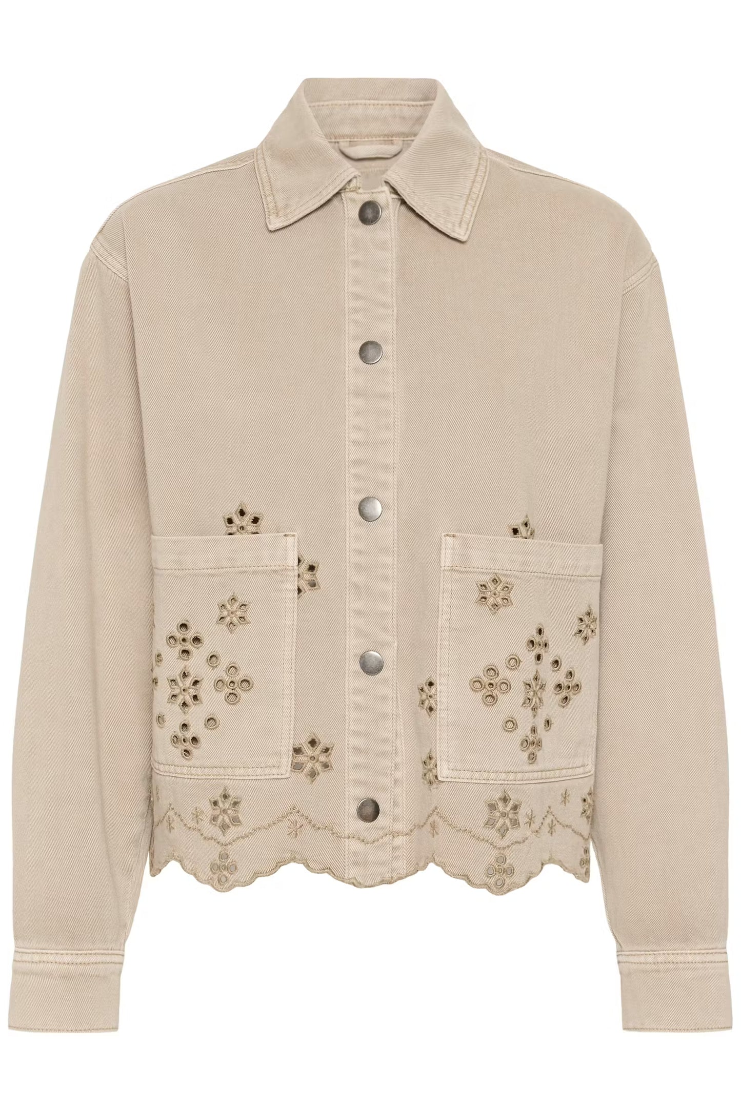 KAFFE Mimi Casual Jacket in Feather Gray
