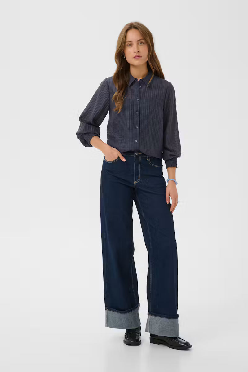 Kaffe Rea Shirt in Graphite