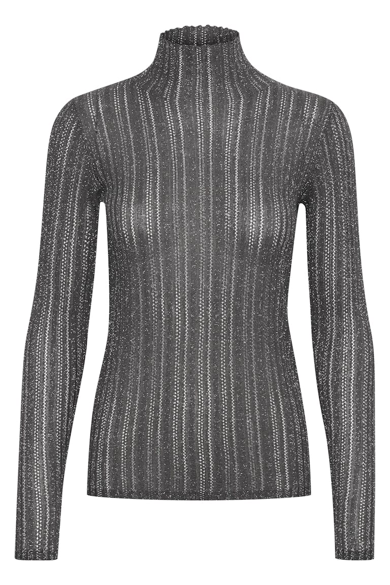 Soaked in Luxury Laisa Pullover in Gunmetal