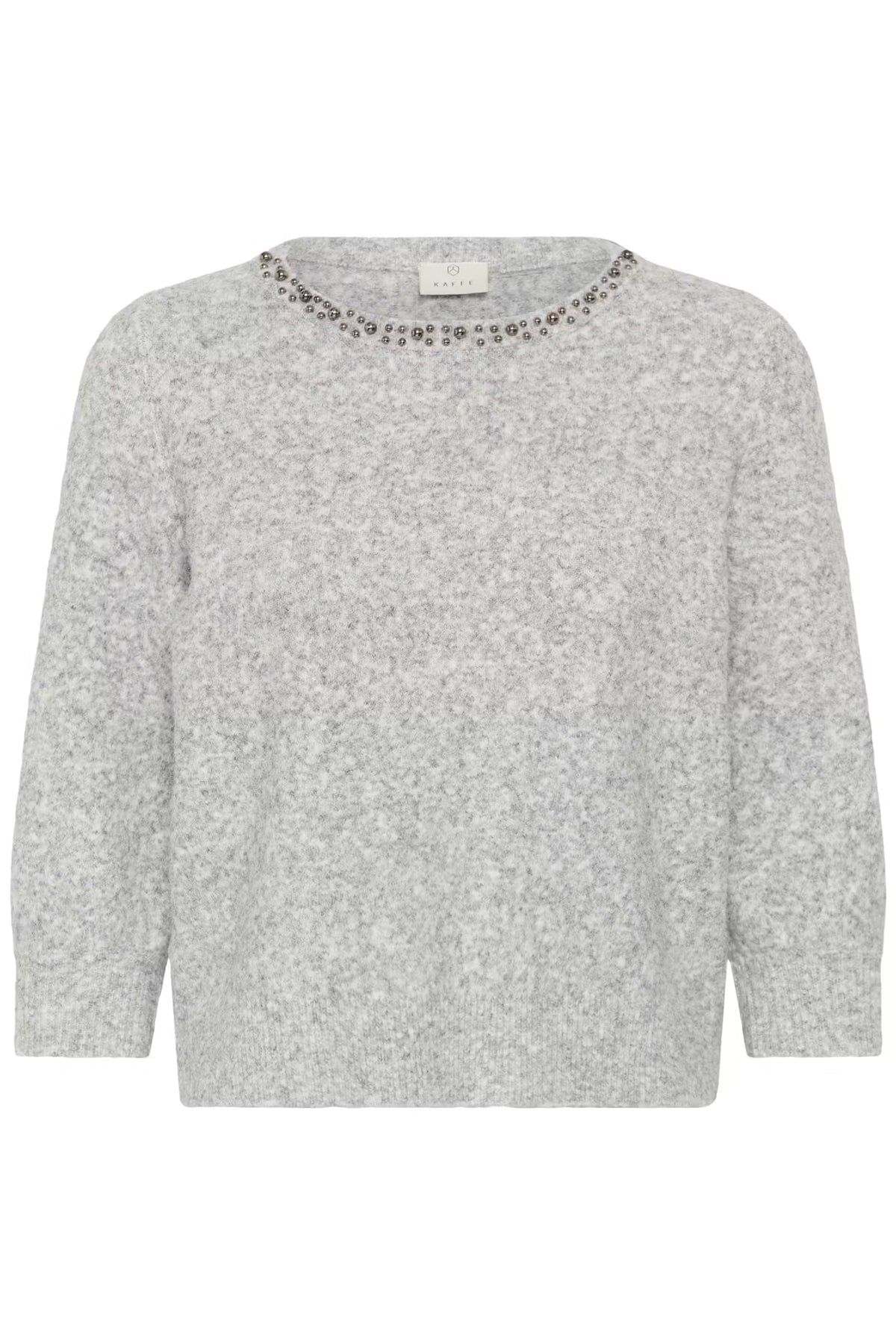 Kaffe Selly Pullover in Grey Melange