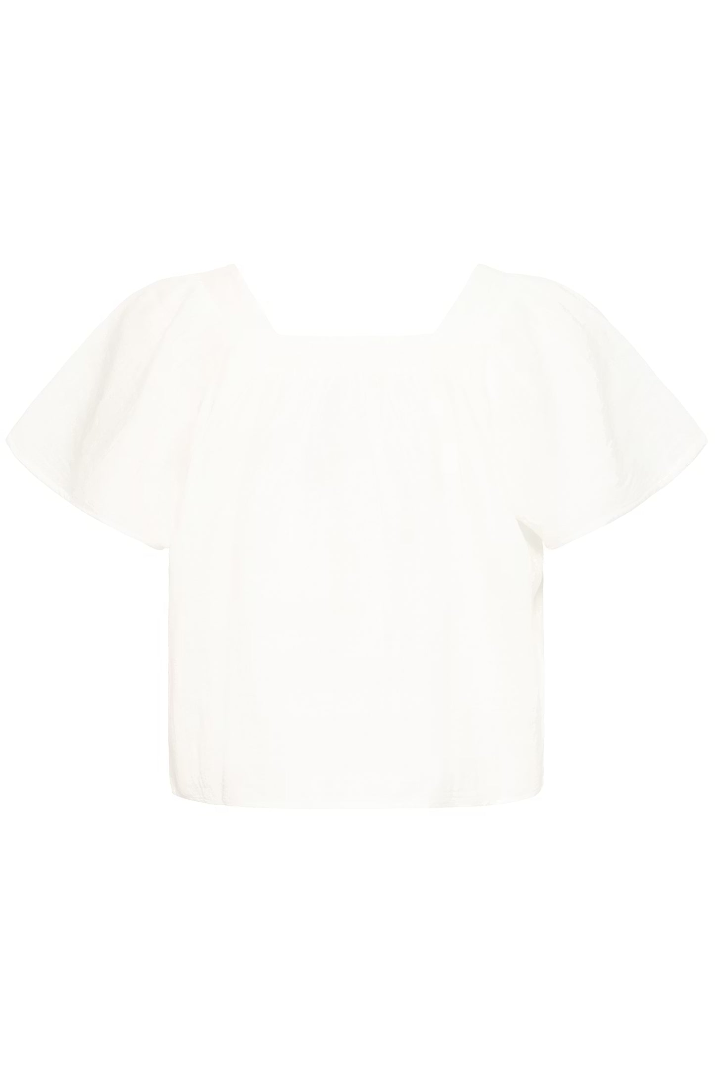 Ichi Foxa SS Blouse in Cloud Dancer