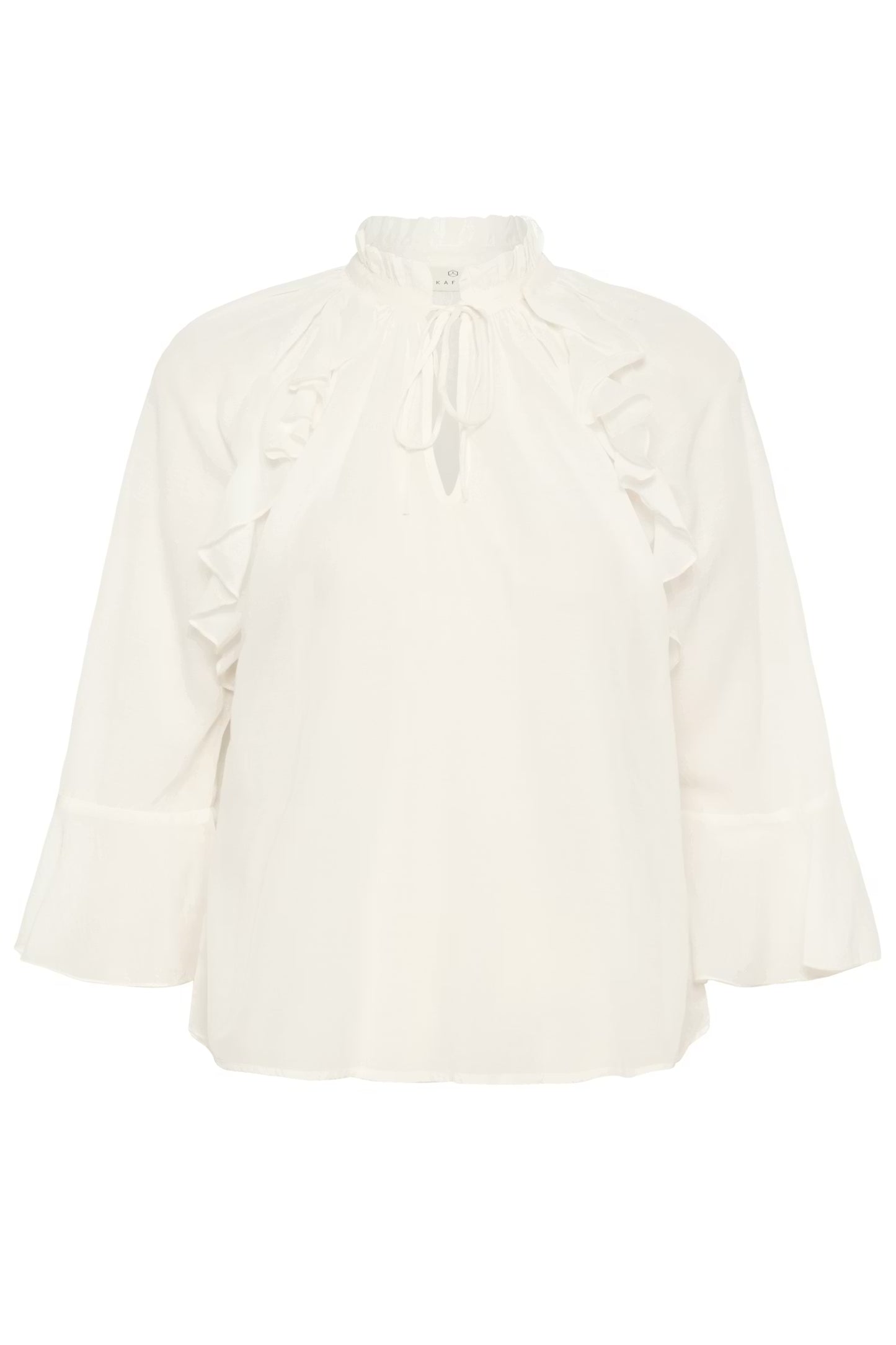 Kaffe Flora Blouse in Chalk