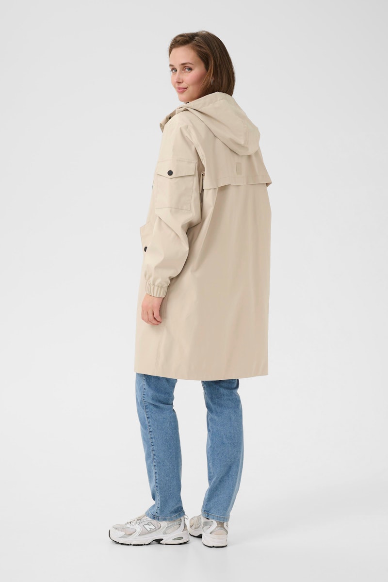 Kaffe Ennie Coat in Feather Grey
