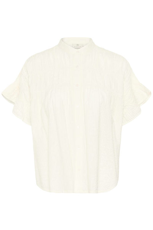 KAFFE Vanilla Shirt in Chalk