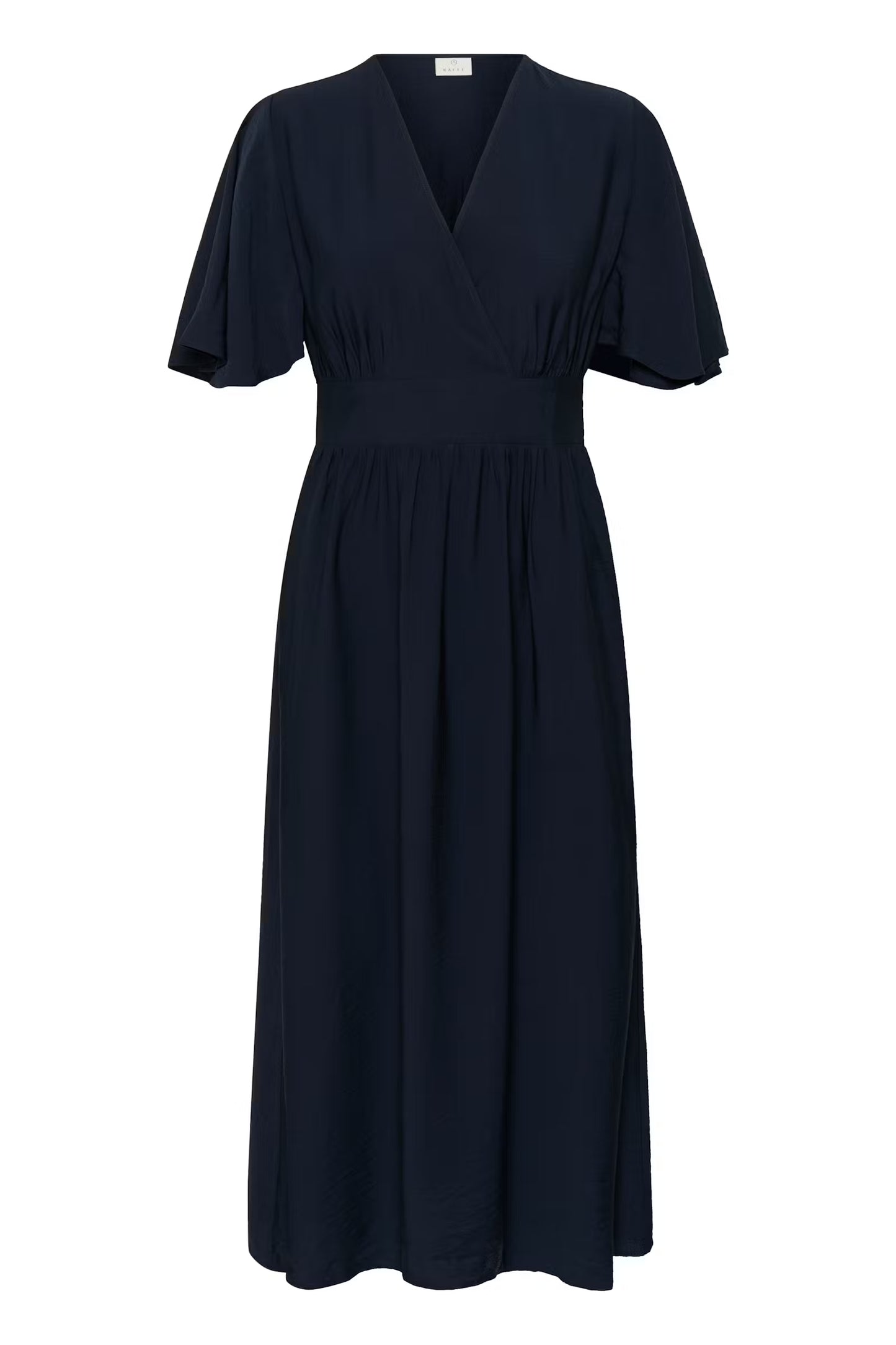 Kaffe Sirena Long Dress in Midnight Marine