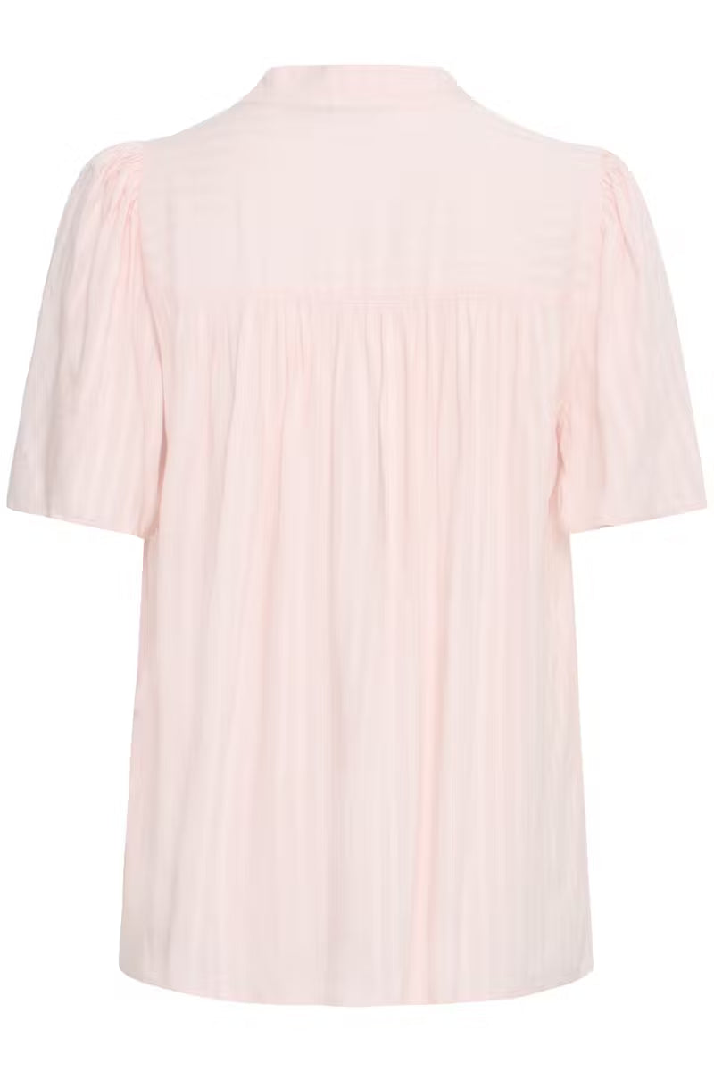 Fransa Villa Blouse in Lotus Pink