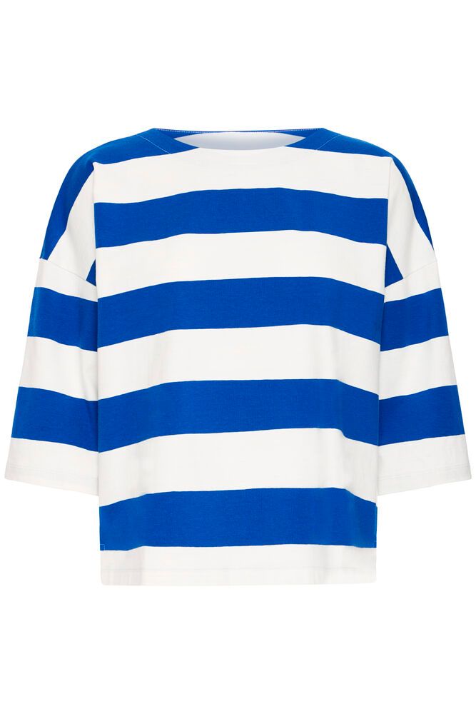 Fransa Siva Tee in True Blue & White Stripe