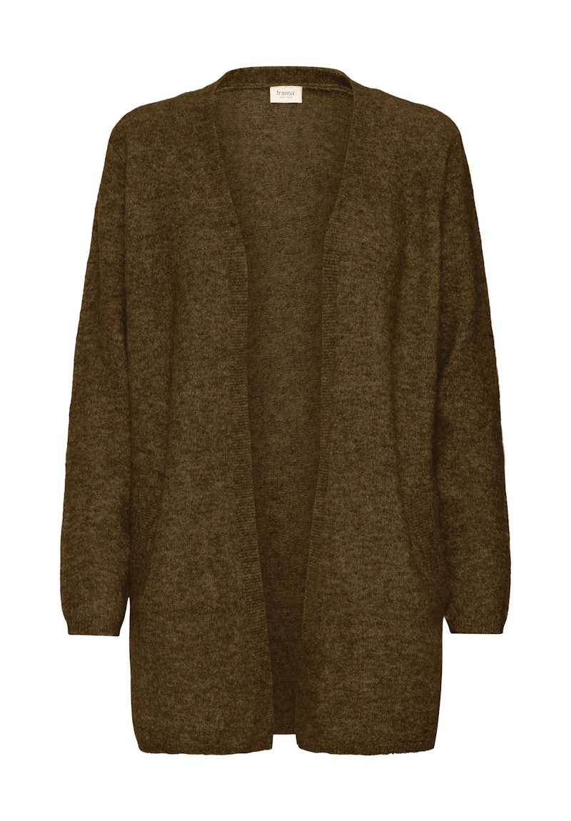 Fransa Sanny Cardigan in Dusty Olive Melange