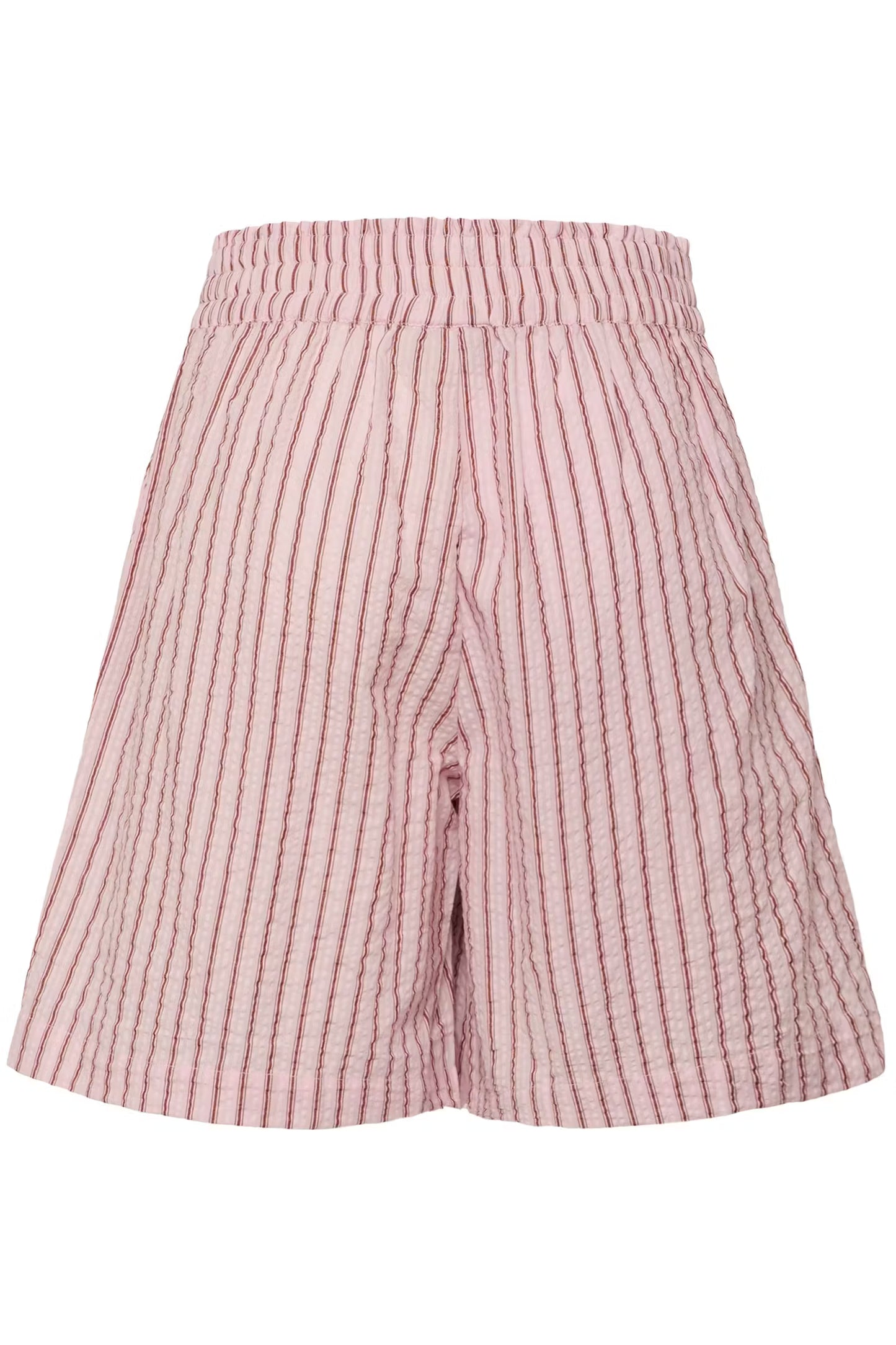 KAFFE Lara Short in Ballerina White Henna Stripe