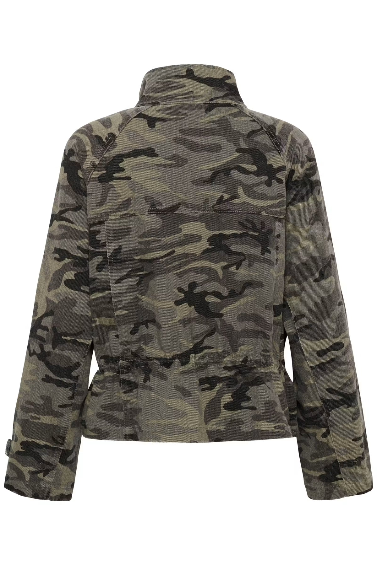Kaffe Lilana Cargo Jacket in Camo