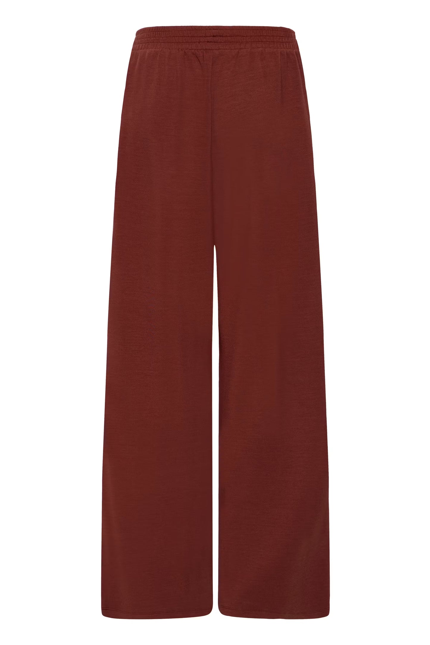 Fransa Aurora Pant in Rum with White Contrast Stripe