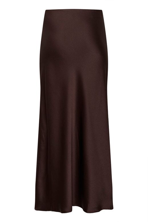 Kaffe Lotte Skirt in Coffee Bean