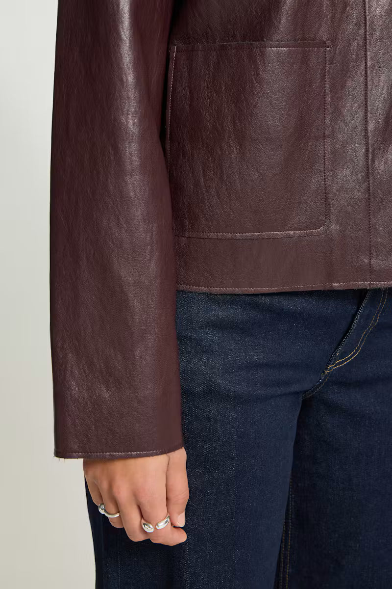 ICHI HARUMI Casual Jacket in Fudge