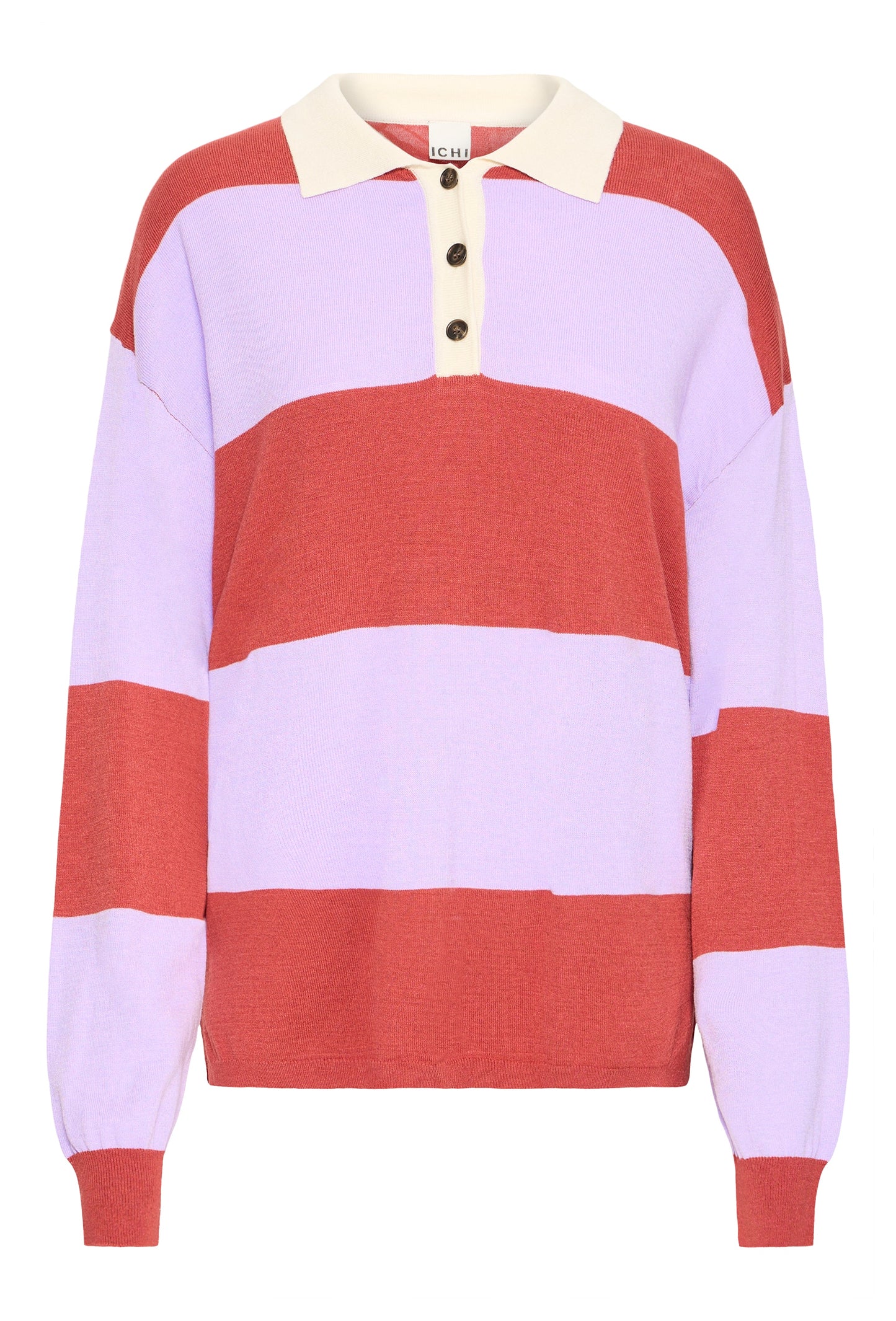 ICHI Boston LS in Purple Rose Melange