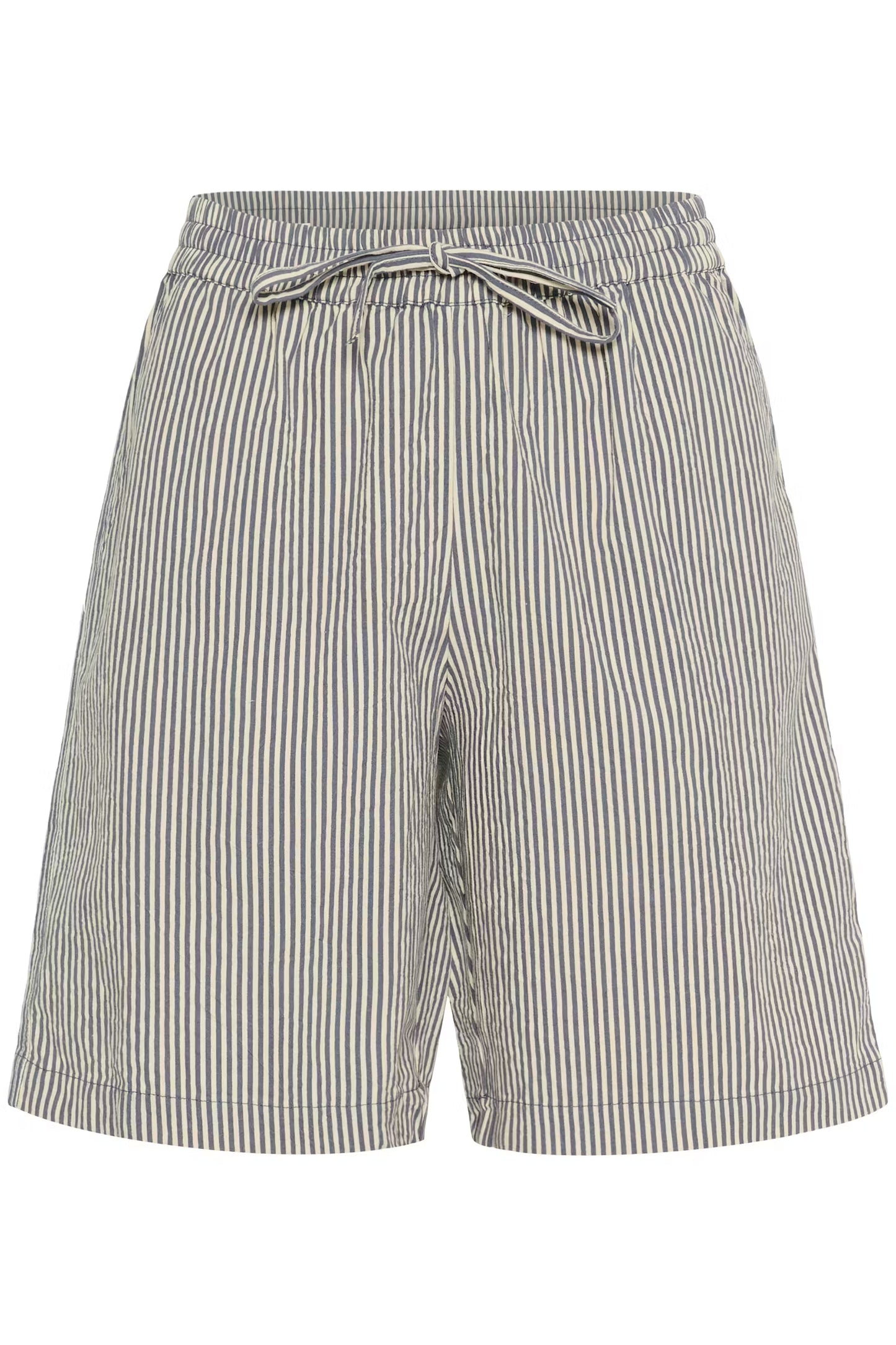 Kaffe Naya Short in Midnight/White Stripe