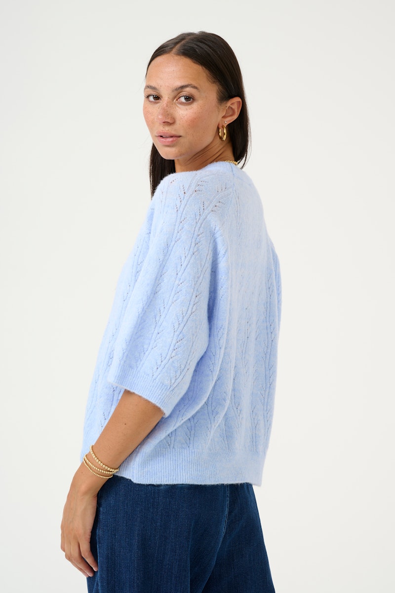 Kaffe Tella Pullover in Windsurfer Melange